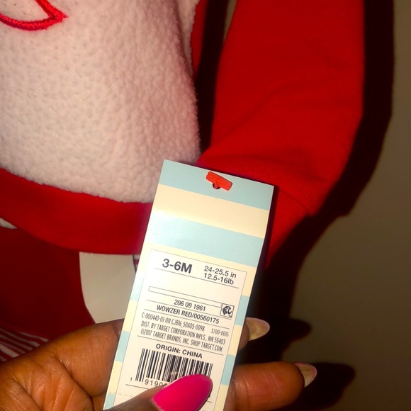 Infant Santa suits - Lot of 2 - Cat & Jack 3-6 months for baby girl or boy - NWT - Picture 5 of 6